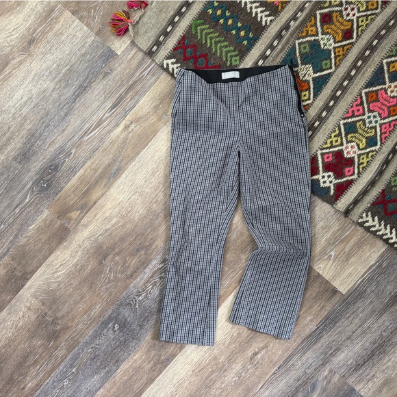 Everlane Kick Crop Work Pant Gray Plaid Sz 6 EUC - Picture 9 of 9